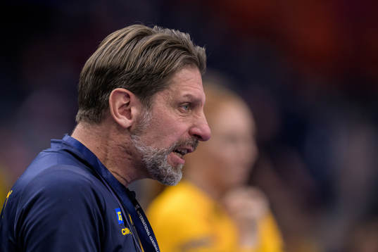 Head coach Tomas Axnér of Sweden