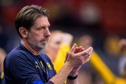 Head coach Tomas Axnér of Sweden