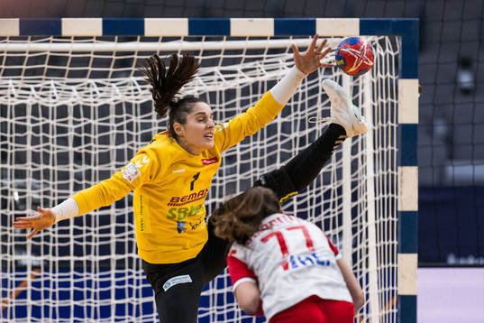 Goalkeeper Marina Rajic of Montenegro