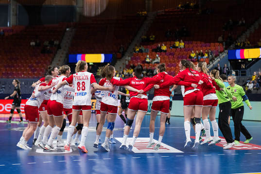 Players of Croatia celebrate