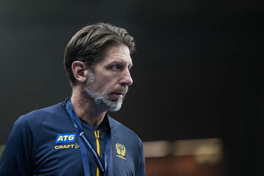 Head coach Tomas Axnér of Sweden