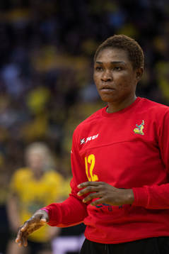 Goalkeeper Issa Haoua of Cameroon