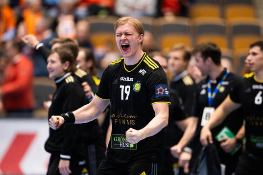 Sävehofs Tryggvi Thorisson jublar
