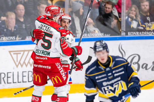 Frölundas Jayden Halbgewachs jublar