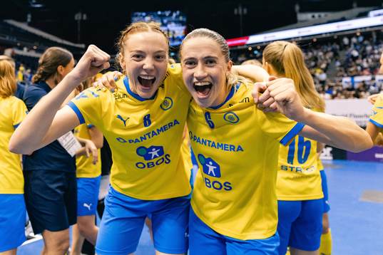 På denna handoutbild från internationella