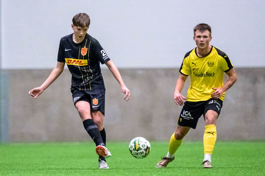 Nordsjällands Jes Palsmark och Mjällbys Viggo Sigfredsson