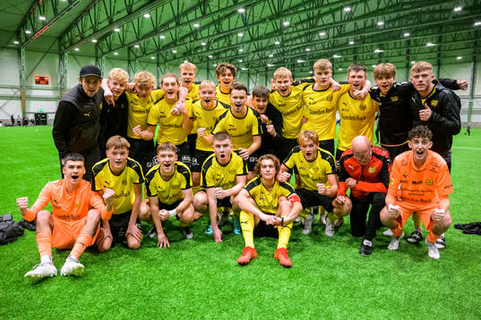 Bläddra bland fler bilder av Fotboll, Skandinaviska Mästerskapen U17, Mjällby - Nordsjälland