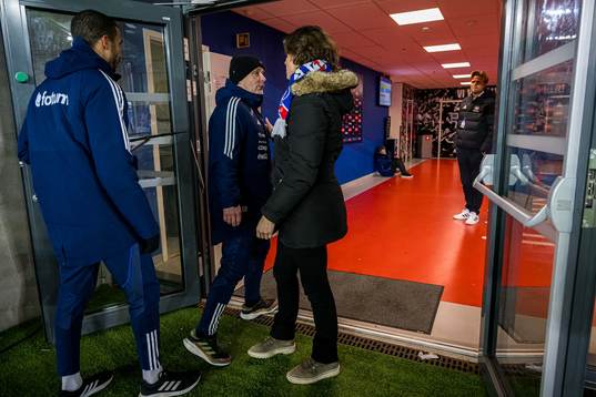 Geir Bakke, head coach of Vålerenga, and Tuva Ørbeck