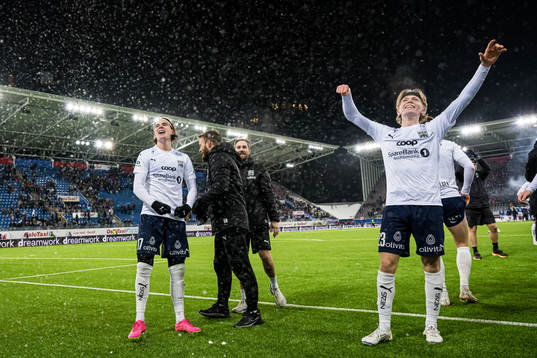 Brynjolfur Willumsson and Heine Gikling Bruseth of