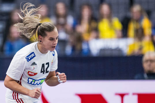 Katrin Gitta Klujber of Hungary celebrates