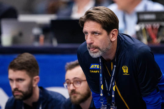 Head coach Tomas Axnér of Sweden