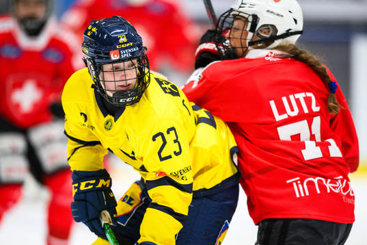 Sveriges Thea Johansson och Schweizs Lena Marie Lutz