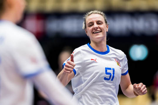 Marketa Jerabkova of Czech Republic celebrates