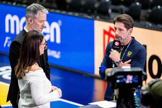 Head coach Tomas Axnér of Sweden in the Viably Studio with