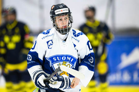 Finlands målvakt Sanni Ahola