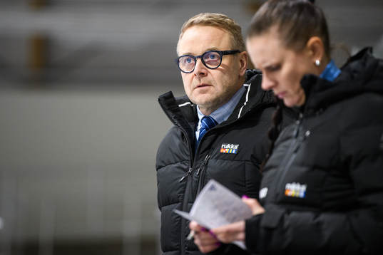 Finlands tränare Juuso Toivola
