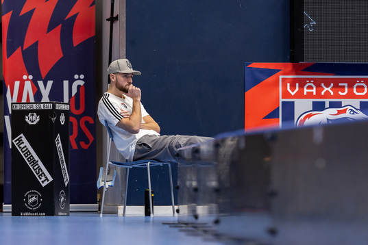 Växjös Victor Hansson deppar