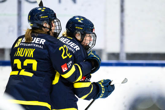 Sveriges Lina Ljungblom jublar