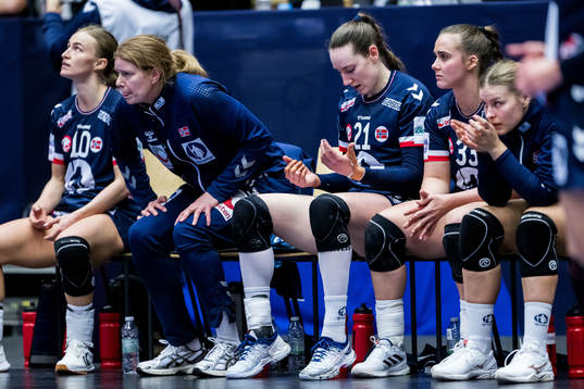 Ingvild Bakkerud Kristiansen of Norway looks dejected