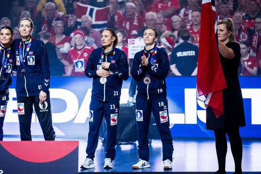 Katrine Lunde, Camilla Herrem, and Stine Bredal Oftedal of