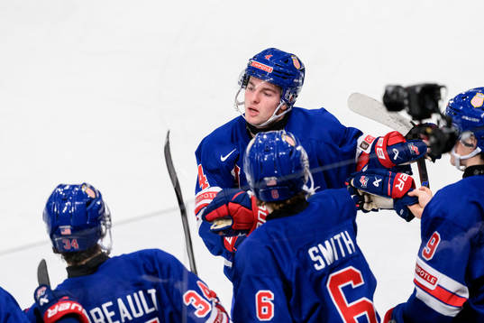Gavin Brindley of USA celebrates