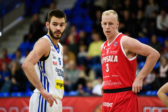 Jämtlands Anes Zekovic och Uppsalas Henrik Jädersten