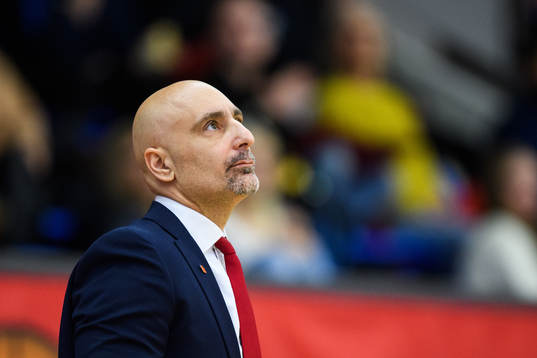 Uppsalas tränare Panagiotis Nikolaidis