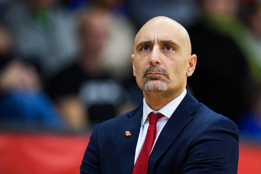Uppsalas tränare Panagiotis Nikolaidis