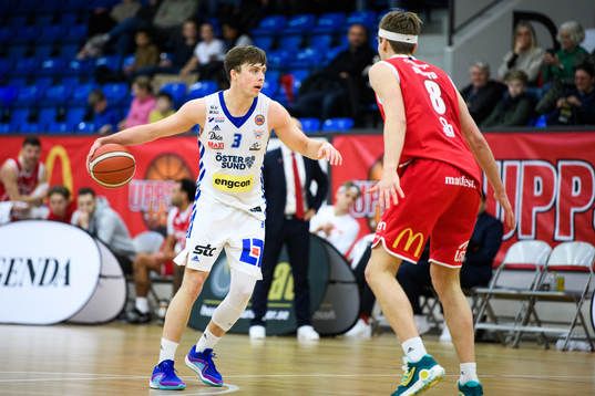 Jämtlands Adam Johansson och Uppsalas Melker Delryd