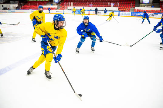 Hilda Svensson of Sweden at a practice session