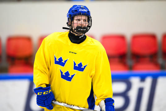 Ella Hellman of Sweden at a practice session
