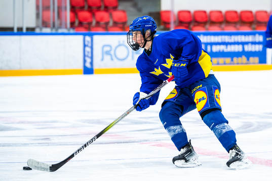 Mira Hallin of Sweden at a practice session