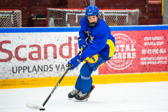 Rebecka Hollström of Sweden at a practice session