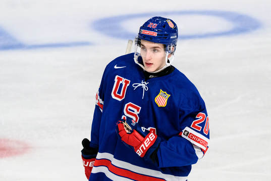Lane Hutson of USA