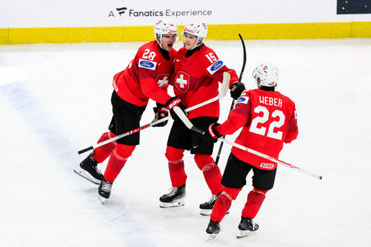 Nick Meile, Gael Christe and Gregory Weber of Switzerland