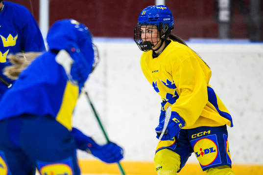 Emma Rehn of Sweden at a practice session