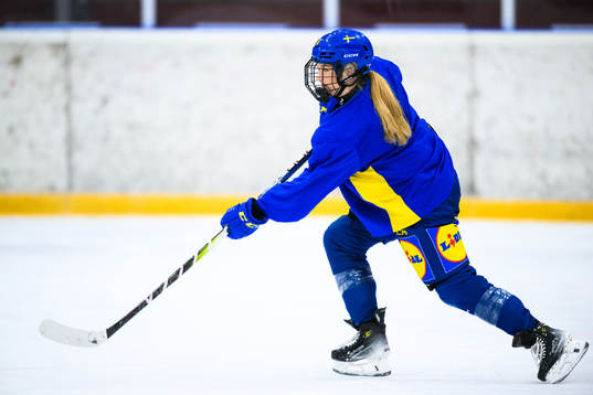 Ebba Hedqvist of Sweden at a practice session