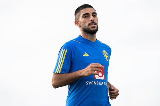 Rami Al Hajj of the Swedish men's football national team at