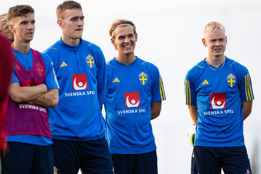 Markus Karlsson of the Swedish men's football national team