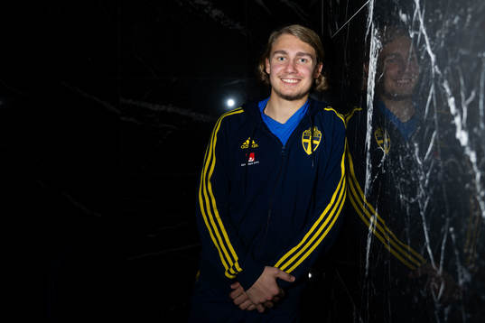 Sebastian Nanasi of the Swedish men's football national