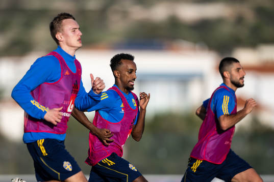 Jesper Tolinsson, Taha Ali and Rami Al Hajj of the Swedish
