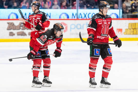 Örebros Robert Leino och Axel Sundberg deppar