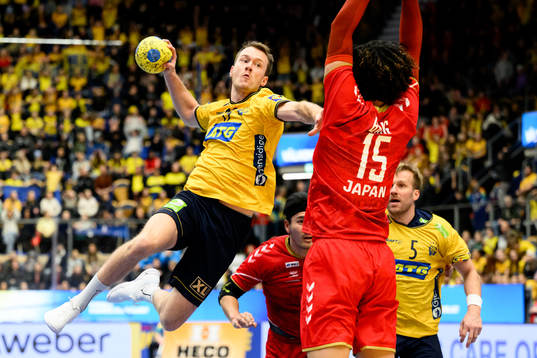 Bläddra bland fler bilder av Handball, International friendly, Sweden - Japan