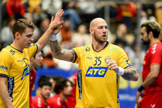 Andreas Nilsson of Sweden celebrates