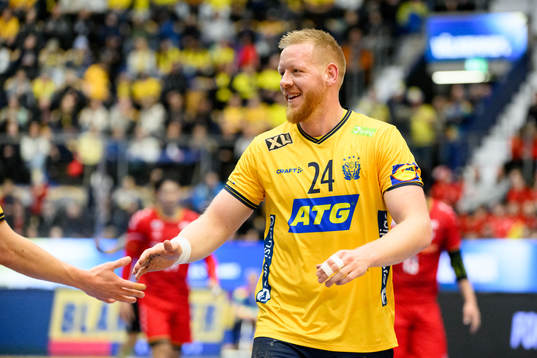 Jim Gottfridsson of Sweden celebrates