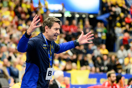Head coach Glenn Solberg of Sweden