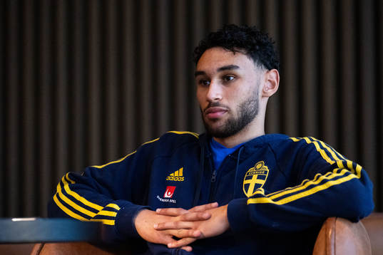 Joakim Persson of the Swedish men's football national team