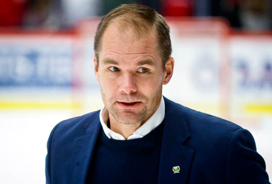 Färjestads tränare Thomas Mitell