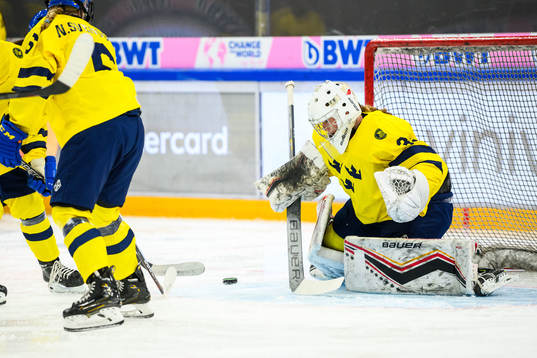 Goalkeeper Lovisa Lundström of Sweden