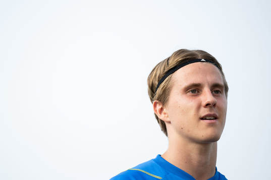 Erik Ahlstrand of the Swedish men's football national team